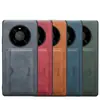 Para Huawei Mate40 Capa de Celular com Porta-Cartões Imitação Couro Fosco Capa Traseira Capa Protetora mate40 pro