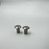 Rebites Semi-Ocos de Aço Inoxidável Personalizados 10*5*8mm, Rebites de Cabeça Chata de Ferro e Alumínio, Rebites Ocos Podem Ser Fornecidos com Desenhos e Amostras