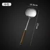 Espátula con forma de hongo de madera de nogal, espátula pequeña para olla de acero inoxidable, cuchara para freír doméstica, olla de hierro, cuchara de cocina resistente a altas temperaturas, utensilio de cocina resistente al calor