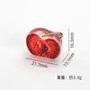 Frutas Cortadas ao Meio Resina Epóxi DIY Acessórios para Joias, Pulseiras com Contas, Materiais para Pingentes, Contas Soltas Frescas e Doces