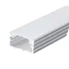 Carcasa de lámpara lineal LED ranura lineal de aluminio empotrada oculta lámpara de gabinete lámpara de barra de luz dura con ranura para lámpara de perfil U abierto