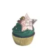 Decoración Creativa para Cupcakes Estilo Ins Transfronterizo Suministros para Fiestas Navideñas Marcado Láser Decoración para Pasteles