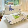 Nueva funda de almohada de algodón con estampado directo de dibujos animados de color sólido, funda protectora para almohada, funda de almohada doble, venta al por mayor de fábrica