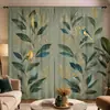 Cortinas gruesas opacas transfronterizas para dormitorio, sala de estar y estudio, venta al por mayor con estampado geométrico de impresión digital, hechas a medida por el fabricante