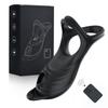Anel de Espermatozoide Sucção e Travamento Controlado Remotamente para Homens, Anel Vibratório de Frequência Múltipla para Retardamento, Brinquedos Sexuais para Adultos Atacado