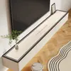 Alfombrilla Sencilla para Mesa de Mueble de TV con un Toque de Lujo Ligero y de Alta Gama, Impermeable y a Prueba de Aceite, Tela Protectora para Aparador sin Lavado, Alfombrilla Protectora para Mesa de Zapatero