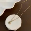 Colar de Luxo Leve de Nicho para Mulheres, Novo Modelo Popular de 2026, Corrente de Pescoço em Aço Titânio que Não Desbota, Corrente de Clavícula, Acessório de Alto Padrão para Mulheres