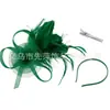 Nova tiara Amazon headdress de gaze europeu e americano com penas para noiva headdress vintage headdress de performance acessórios de cabelo com flores tiara feminina