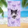 Toalha de Praia com Estampa de Gatinho, Padrão de Desenho Animado Infantil Transfronteiriço, Toalha de Banho Espessa, Toalha de Mão de Secagem Rápida para Natação na Beira-Mar