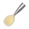 Cuchara para Arrocera Doméstica Antiadherente Cuchara para Servir Arroz Mango de Madera Antideslizante Resistente al Calor Cuchara de Silicona Vertical para Arroz