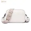 Bolso Cuadrado Pequeño Casual de Moda 2026 para Mujer Denk de Cuero Genuino Transfronterizo Bolso Cruzado de Hombro de Piel de Vaca de Primera Capa Bolsos
