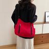 Bolso casual para mujer 2024 nuevo bolso de hombro popular de primavera de gran capacidad versátil para estudiantes clase viajero mensajero