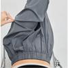 Pantalones de Verano de Seda de Hielo de Pierna Ancha para Mujer, Nuevos Alargados Delgados de Cintura Alta con Caída, Estilo Perezoso Plisados de Algodón y Lino, Pantalones Yamamoto para Mujer