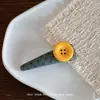 Pinza para el pelo de lazo a cuadros blancos y negros estilo coreano, Pinza para el pelo de botón dulce y colorida, Pinza para el pelo de niños, Accesorio para el pelo de lunares versátil