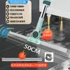 Vassoura com rodo, rodo de chão, vassoura mágica doméstica, raspador de água de silicone, varredor de água de banheiro