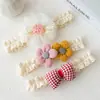 Diadema para Bebé, Diadema de Protección de la Fontanela, Diadema con Lazo para Bebé Niña, Diadema de Accesorios para el Cabello Dulces Flores para Recién Nacidos