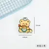 Broche Serie Navideña Pin Decorativo Acrílico Estudiante Dibujos Animados Bolsa Estuche Accesorios Decorativos Pequeño Regalo de Navidad