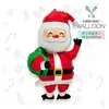 Globos de Papel de Aluminio Serie Navideña Nueva Transfronteriza, Bufanda, Muñeco de Nieve, Linternas, Mochila, Papá Noel, Decoraciones para Fiesta de Árbol de Navidad