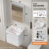 Baño Tamaño Pequeño Gabinete de Baño Balcón Cerámica Lavabo Todo en Uno Espacio Aluminio Espacial Mesa de Lavado Espacio Pequeño Mini Mesa de Lavado