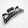 Grampo de cabelo grande de 14CM para rabo de cavalo feminino grampo de cabelo de plástico preto grampo de cabelo acessórios de cabelo grampo tubarão