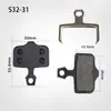 Pastillas de Freno de Disco para Bicicleta de Montaña, Pastillas de Freno para Bicicleta de Montaña, Pastillas de Freno de Disco de Resina para Bicicleta, Accesorios de Ciclismo