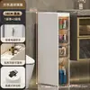 Prateleira de Armazenamento com Fresta Ultra-Estreita para Banheiro, Armário de Fresta para Cozinha de Chão, Armário de Armazenamento para Banheiro Estilo Gaveta, Armário de Armazenamento sem Instalação