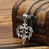 Collar de cruz de plata esterlina para hombre, innovación de moda, hip hop, colgante hipster europeo y americano, colgante, estilo punk, etiqueta de joyería de plata