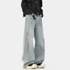 Otoño/Invierno 2026 Nuevos Jeans de Guadaña Desestructurados Retro Americanos Tela de Mezclilla de 320g Pantalones de Trabajo Marca de Moda