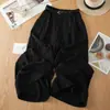 Pantalones Elegantes de Pierna Ancha Cortos Estilo Old Money para Mujer, Verano 2026, Delgados, Relajados, Sueltos, Adelgazantes, de Secado Rápido Yamamoto Casual