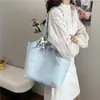 Bolso de hombro grande de estilo coreano de moda minimalista con estampado de estrellas de 2026, de gran capacidad, para el día a día, color liso, estilo casual, bolso de axila
