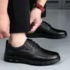 Zapatos para Hombre, Antideslizantes, Impermeables y a Prueba de Aceite, Zapatos de Cocina para Chef para el Trabajo, Zapatos Casuales de Cuero Resistentes al Desgaste, Zapatos de Trabajo para Hombre de Primavera y Otoño