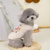 Ropa para Mascotas Ropa para Perros Gato Teddy Bichón Corgi Suministros para Perros Pequeños 24 Lana de Cordero Estilo Nacional Chaleco de Terciopelo