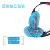 Cubierta Desechable para Auriculares Cafetería Hotel Tela No Tejida A prueba de Polvo A prueba de Sudor Cubierta Protectora para la Cabeza Cubierta para Auriculares con Logo Imprimible