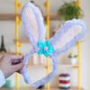 Diadema Star Dailu luminosa con lámpara y orejas largas de conejo, estilo coreano, para el pelo, con dibujos animados