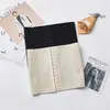Cinturón abdominal cruzado en stock para mujer, corsé de cintura posparto, cinturón de plástico hueco transpirable, 3 filas 13 botones, prenda moldeadora del cuerpo