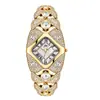Reloj de Cuarzo para Mujer Incrustado de Diamantes DirectoRhinestone