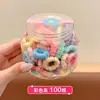 Coloridos pasadores de pelo de pulgar estilo coreano para niños y niñas, lindas diademas, dulces cordones para el pelo de niños, gomas elásticas de alta elasticidad, accesorios para el pelo