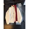 Chaqueta de Bloques de Color con Cuello Alto para Hombre 2026, Chaqueta Casual Suelta de Moda a la Moda para Hombre