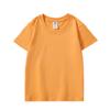 Em estoque, camiseta infantil de algodão 200g, manga curta, média e grande, roupas para meninos e meninas, camiseta em branco, camisa personalizada