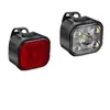 Juego de Luces Delantera y Trasera para Bicicleta Transfronteriza 5LED para Ciclismo Nocturno Batería de Larga Duración Tipo C Resistente a la Lluvia Luz para Ciclismo al Aire Libre