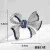 Broche de lazo exquisito de temperamento japonés y coreano, moda nicho para mujer, elegante prendedor de corsage, accesorios para ropa de traje, venta al por mayor