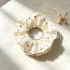 Xuxinha de tecido de renda, multicamadas, estilo coreano, especificamente para penteados de coque feminino. Acessórios em estoque, atacado disponível