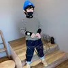Camiseta Base Rayada para Niños Niños Estilo Nuevo Invierno 2026 Manga Larga para Niños Ropa de Bebé Niño Primavera Otoño Invierno