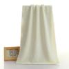 Fábrica de atacado de toalha de lã coral de tiras de doces, toalha quadrada simples, leve e absorvente de tiras verticais, toalha de rosto durável