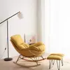 Silla Langosta Nórdica Sillón Reclinable de Ocio Perezoso Venta Directa de Fábrica Mecedora de Ocio Sofá Individual para Sala de Estar Balcón