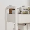 Carrinho Prateleira de Armazenamento Prateleira de Armazenamento para Coisas de Dormitório Prateleira de Armazenamento para Lanches Prateleira de Armazenamento Removível ao Lado da Cama Quarto Casa