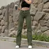 Comércio Exterior Europeu e Americano Transfronteiriço Jeans Feminino Preto Lavado Reto Stretch Casual Calça Longa Feminina Jeans Feminino