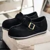 Mocassins masculinos Birkenstock outono retrô estilo old money robustos, slip-on casuais antiderrapantes que aumentam a altura