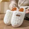 Chinelos de Algodão de Inverno 2025 para Homens e Mulheres, Para Uso Interno e Externo, Chinelos Quentes Antiderrapantes para Casais, Atacado de Inverno