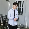 Traje de uniforme escolar estilo preppy británico uniforme escolar estudiante de secundaria camisa jk falda plisada disfraz para actuación de coro fábrica venta al por mayor